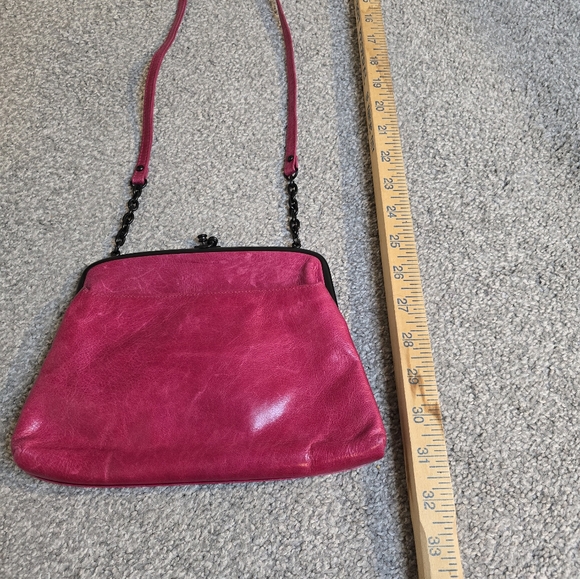 HOBO Brand Pink Black Hardware Shoulder Crossbody Girlhoodcore Cottagecore - Picture 10 of 12